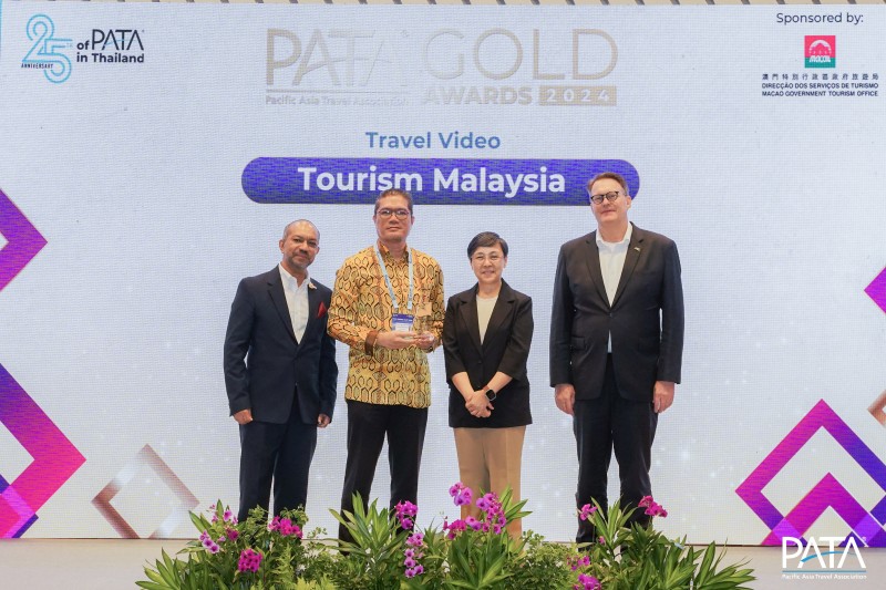 TOURISM MALAYSIA WINS PATA GOLD AWARDS 2024 FOR TRAVEL VIDEO