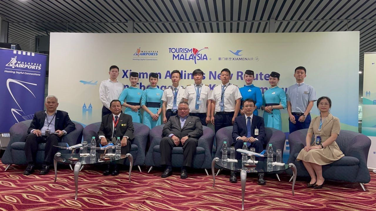 MALAYSIA WELCOMES XIAMEN AIRLINES INAUGURAL FLIGHT FROM CHONGQING TO KUALA LUMPUR