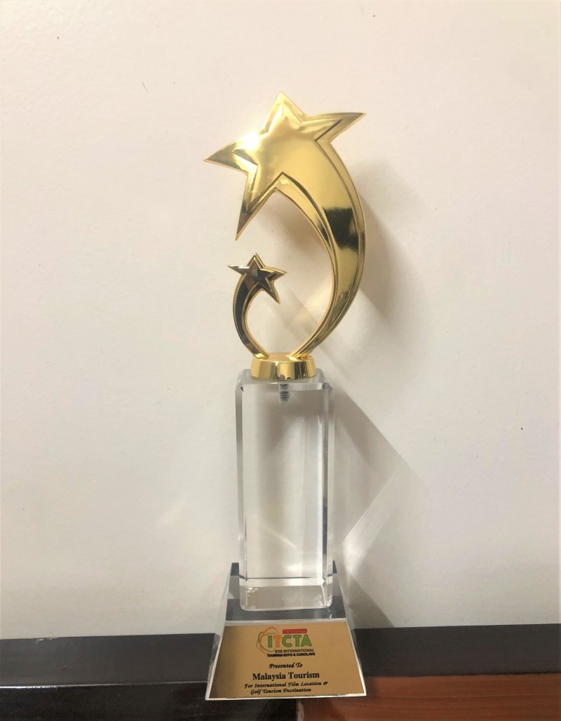 TOURISM MALAYSIA NEW DELHI RECEIVED GLOBAL AWARD AT ITCTA 2021