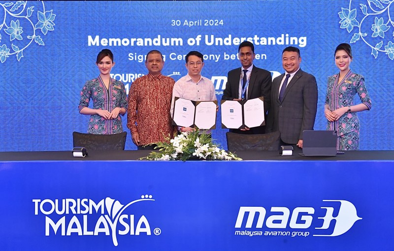 TOURISM MALAYSIA AND MALAYSIA AVIATION GROUP FORGE STRATEGIC PARTNERSHIP TO STRENGTHEN MALAYSIA'S TOURISM INDUSTRY FOR VMY2026