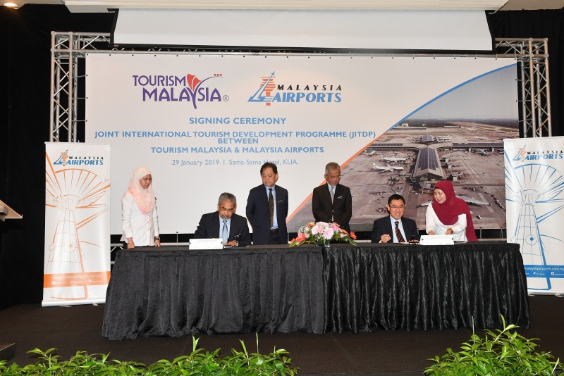 TOURISM MALAYSIA AND MALAYSIA AIRPORTS SIGN MoU FOR JITDP