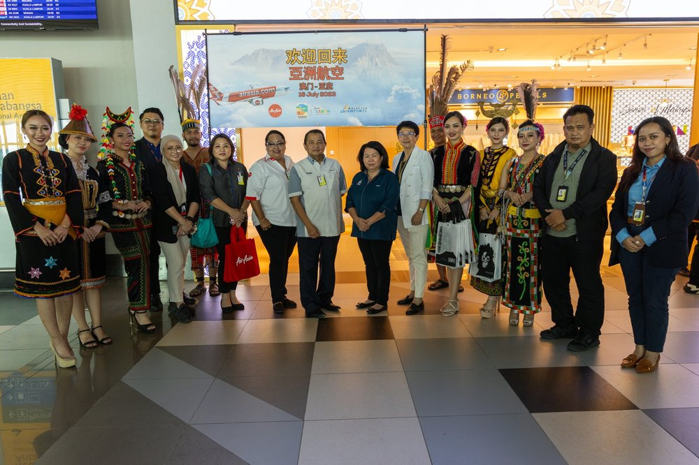 AIRASIA CONFIDENT OF STRONG DEMAND FOR FLIGHTS FROM BEIJING AND MACAO TO KOTA KINABALU, REGISTERING OVER 90% LOAD ON INAUGURALS