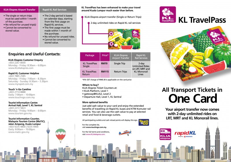 PRASARANA & ERL LAUNCH ENHANCED KL TRAVELPASS