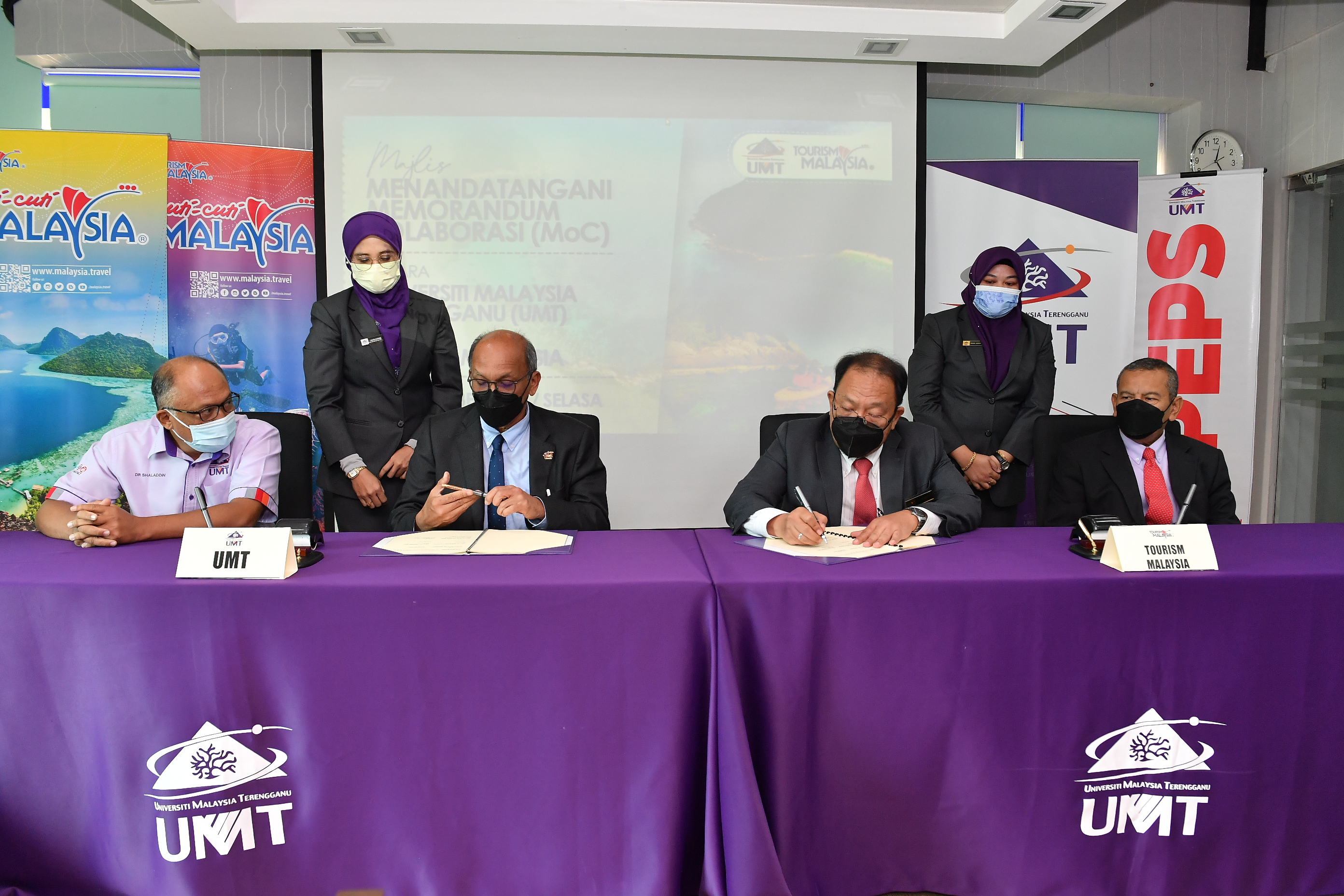 UMT METERAI KERJASAMA DENGAN TOURISM MALAYSIA