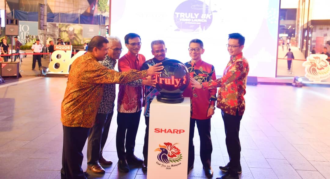 TOURISM MALAYSIA AND SHARP LAUNCH  AQUOS 8K VM2020 VIDEO COLLABORATION