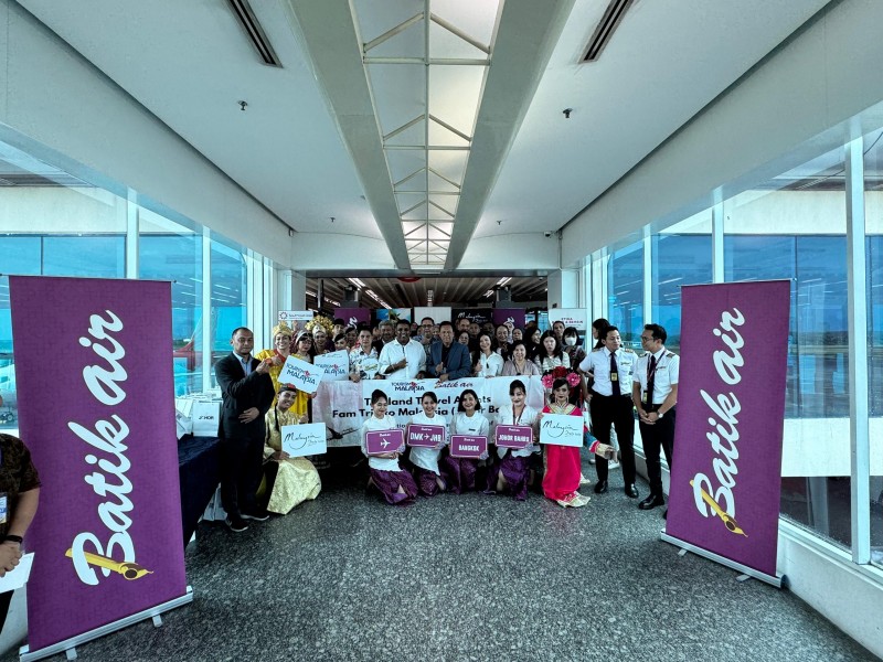 TOURISM MALAYSIA BOOSTS ASEAN TOURISM WITH BATIK AIR’S NEW BANGKOK-JOHOR BAHRU ROUTE