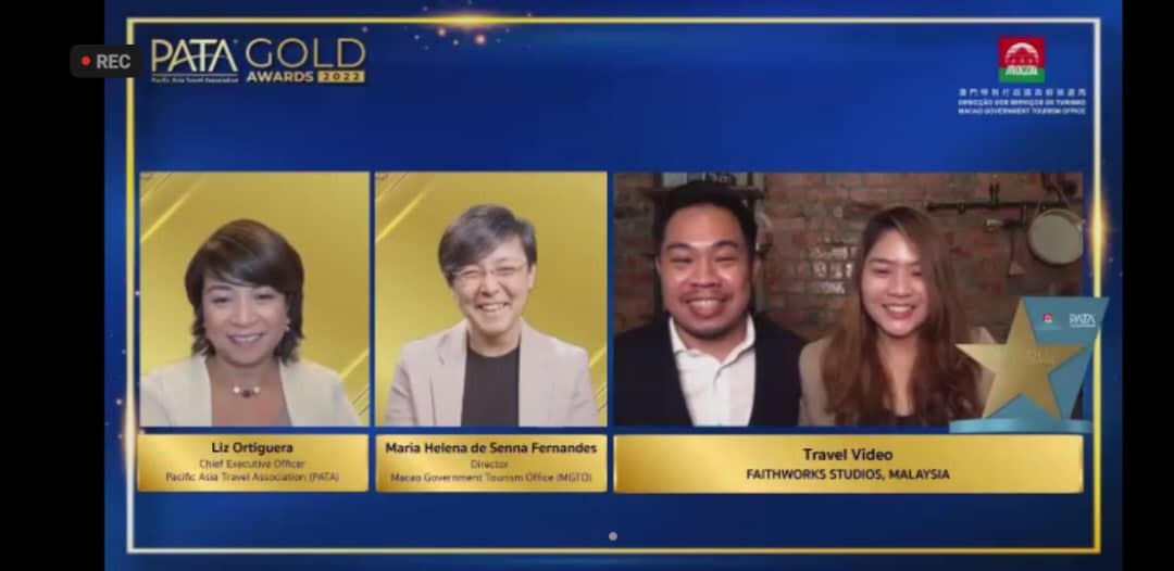 TOURISM MALAYSIA AND SARAWAK TOURISM BOARD GAINED INTERNATIONAL RECOGNITION AT PATA GOLD AWARDS 2022