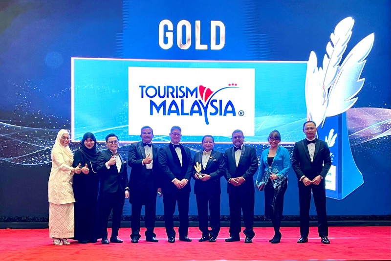 TOURISM MALAYSIA WINS GOLD AT THE PUTRA ARIA BRAND AWARDS 2023