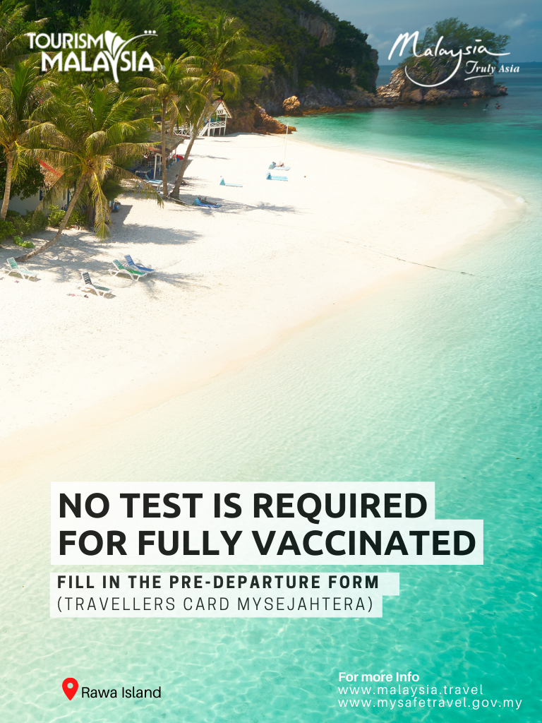 MALAYSIA RELAXES COVID-19 TESTING RULES & TRAVEL INSURANCE FOR INBOUND TRAVELLERS