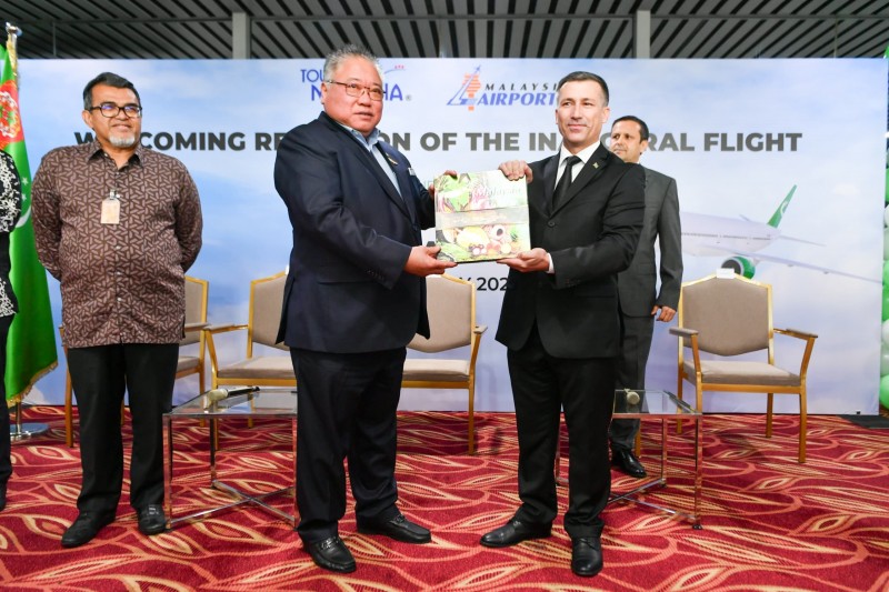 MALAYSIA WELCOMES TURKMENISTAN AIRLINES' INAUGURAL FLIGHT FROM ASHGABAT TO KUALA LUMPUR EXPANDING CENTRAL ASIAN CONNECTIVITY