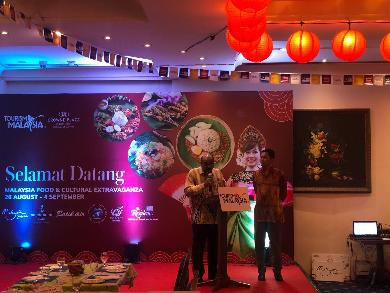 TOURISM MALAYSIA ORGANISES MALAYSIA FOOD AND CULTURAL FESTIVAL IN CROWNE PLAZA, CHENNAI