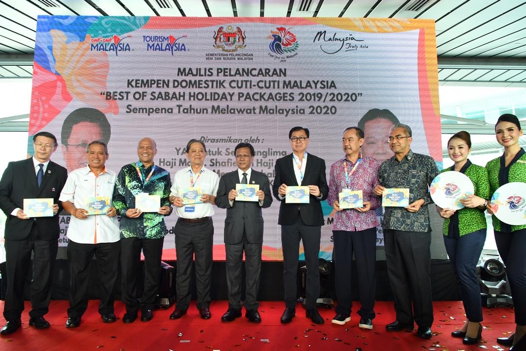TOURISM MALAYSIA RAIH SOKONGAN PENGGIAT INDUSTRI PELANCONGAN SABAH DAN MASWINGS UNTUK KEMPEN MELAWAT MALAYSIA 2020
