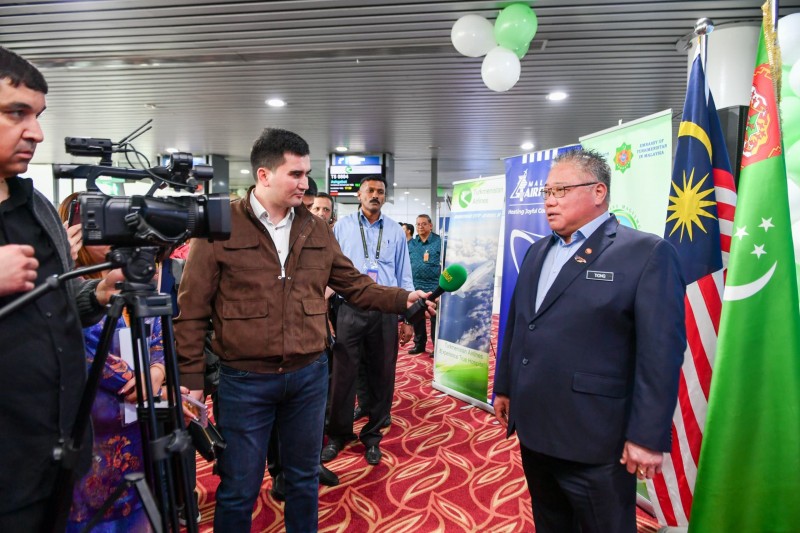 MALAYSIA WELCOMES TURKMENISTAN AIRLINES' INAUGURAL FLIGHT FROM ASHGABAT TO KUALA LUMPUR EXPANDING CENTRAL ASIAN CONNECTIVITY
