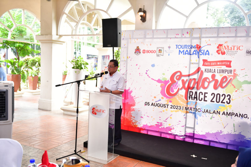 TOURISM MALAYSIA ANJUR CUTI-CUTI MALAYSIA KUALA LUMPUR EXPLORE RACE 2023