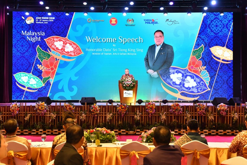 TOURISM MALAYSIA HOSTS “MALAYSIA NIGHT” GALA DINNER AT VIENTIANE IN CONJUNCTION WITH ATF 2024
