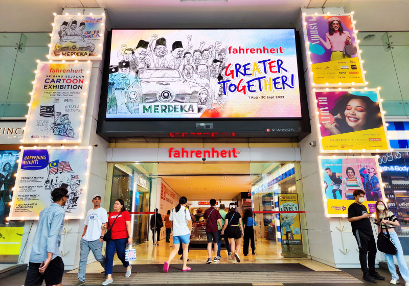 FAHRENHEIT88 CELEBRATES ‘GREATER TOGETHER’ MERDEKA BASH WITH AN ARTSY TWIST!