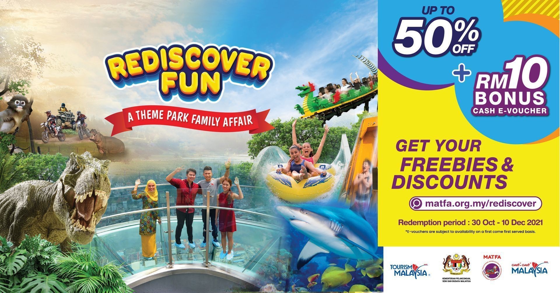 REDEEM E-CASH VOUCHERS THROUGH ‘REDISCOVER FUN CAMPAIGN – A THEME PARK FAMILY AFFAIR’