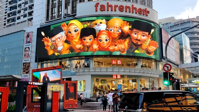 PAVILION KUALA LUMPUR UNVEILS A SPECTACULAR 3D RAYA GREETING SHOW