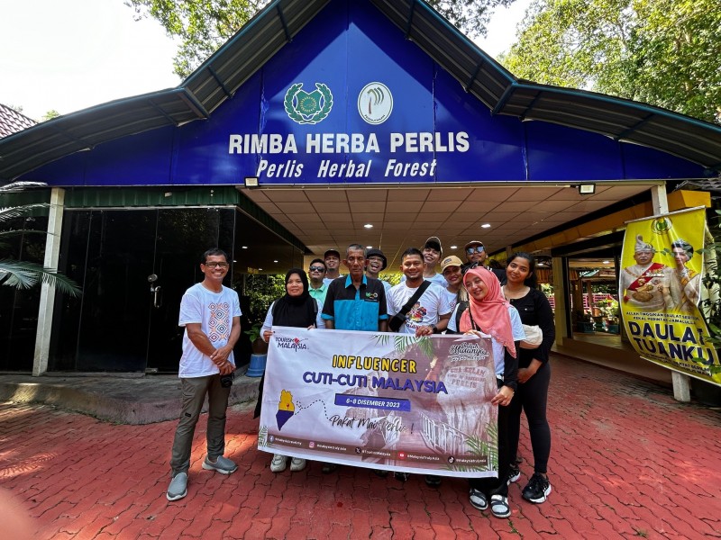 LAWATAN MEDIA INFLUENCER CUTI-CUTI MALAYSIA 2023 TEROKA PRODUK PELANCONGAN MENARIK DI PERLIS