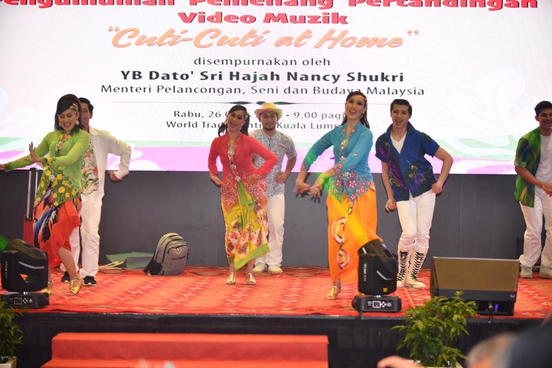 LAUNCH OF CUTI-CUTI MALAYSIA TV PROMO CAMPAIGN  AND ANNOUNCEMENT OF THE WINNERS FOR CUTI-CUTI AT HOME MUSIC VIDEO COMPETITION