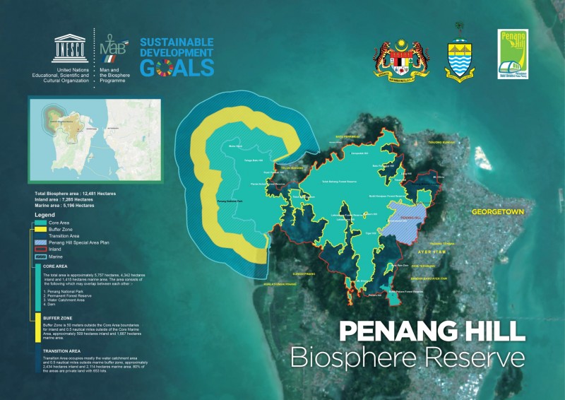 Designation of the Penang Hill Biosphere Reserve by UNESCO: a fitting recognition of the unique natural and cultural heritage of Penang Island and its people
