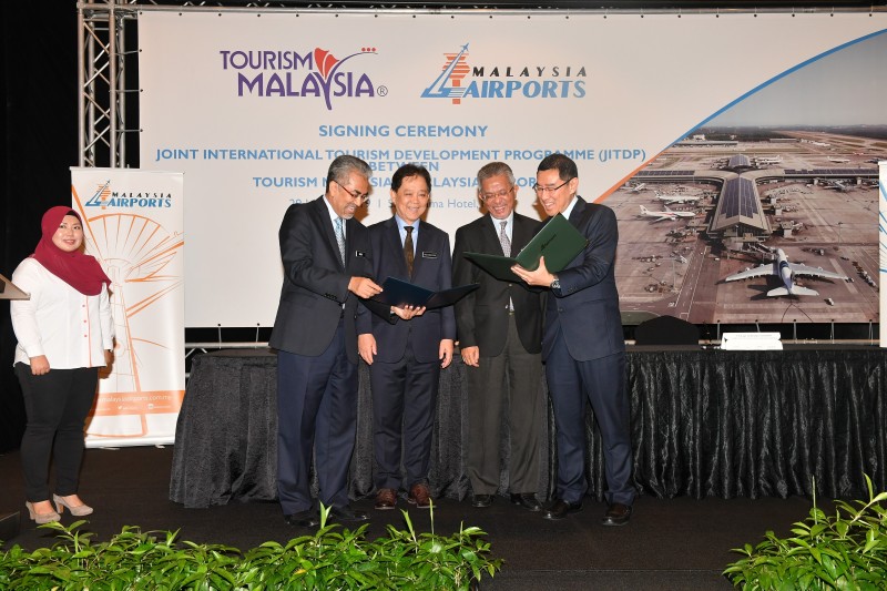 TOURISM MALAYSIA AND MALAYSIA AIRPORTS SIGN MoU FOR JITDP