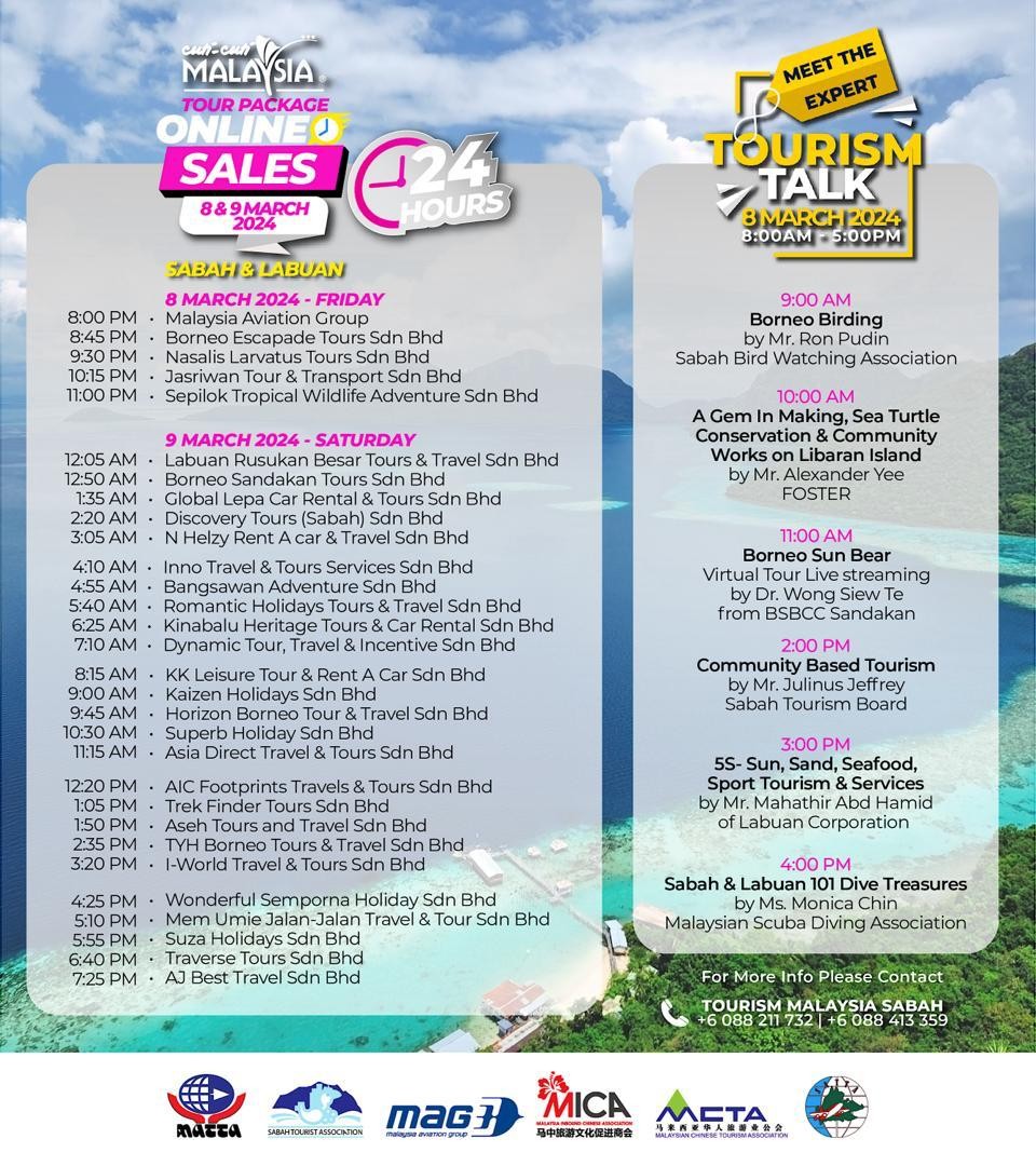 TOURISM MALAYSIA LAUNCHES FIRST-EVER 24-HOUR LIVE FLASH SALES CAMPAIGN ON FACEBOOK