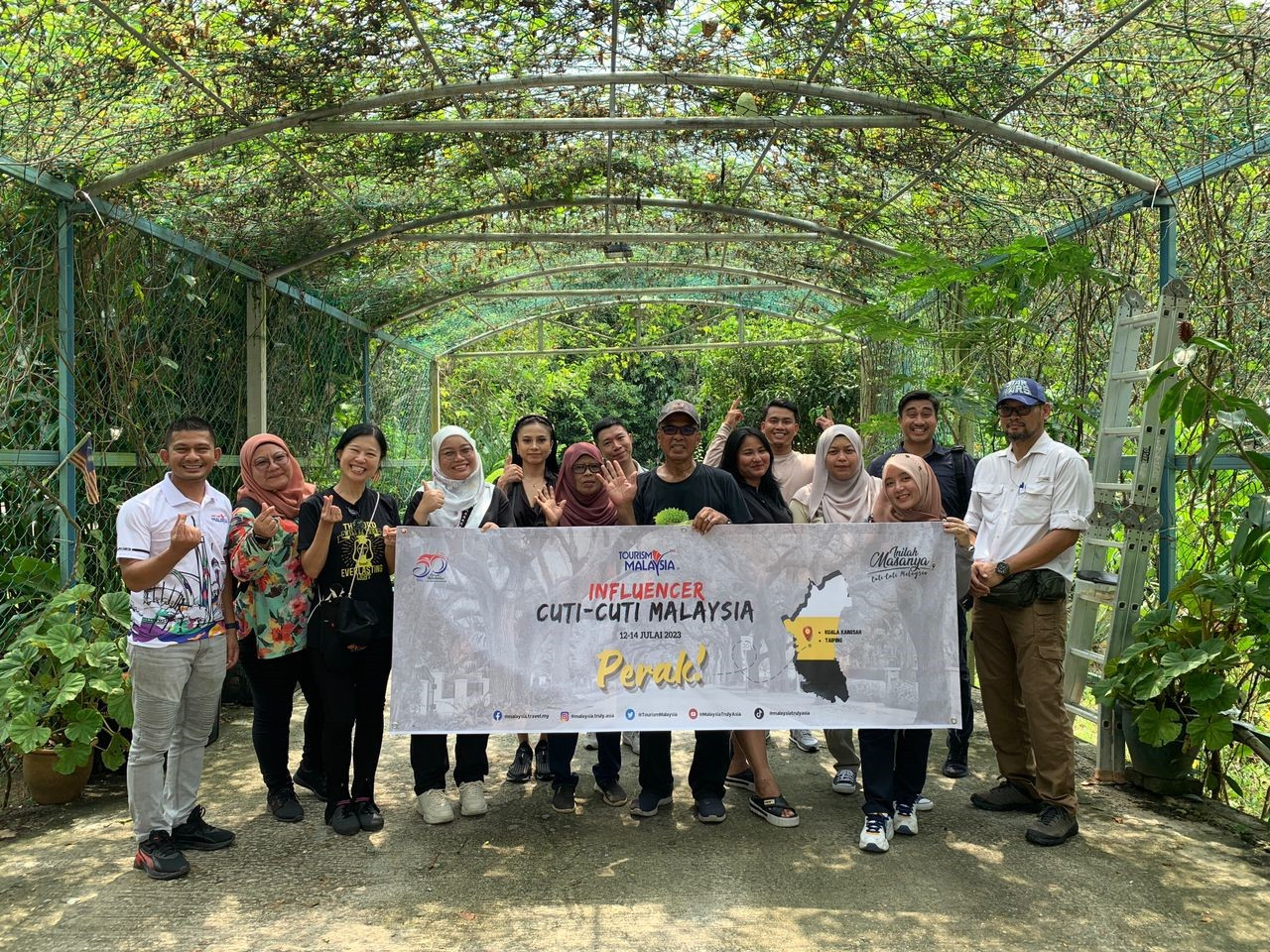 LAWATAN MEDIA INFLUENCER CUTI-CUTI MALAYSIA 2023 TEROKA PRODUK PELANCONGAN MENARIK DI PERAK