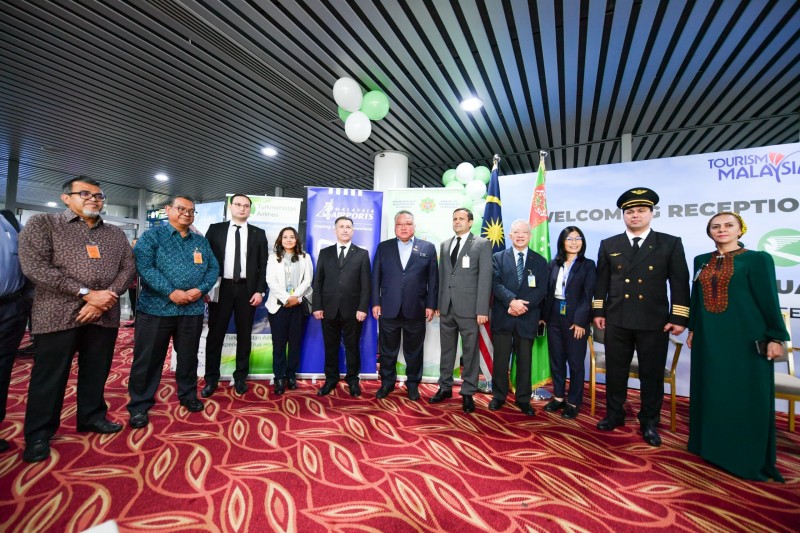 MALAYSIA WELCOMES TURKMENISTAN AIRLINES' INAUGURAL FLIGHT FROM ASHGABAT TO KUALA LUMPUR EXPANDING CENTRAL ASIAN CONNECTIVITY