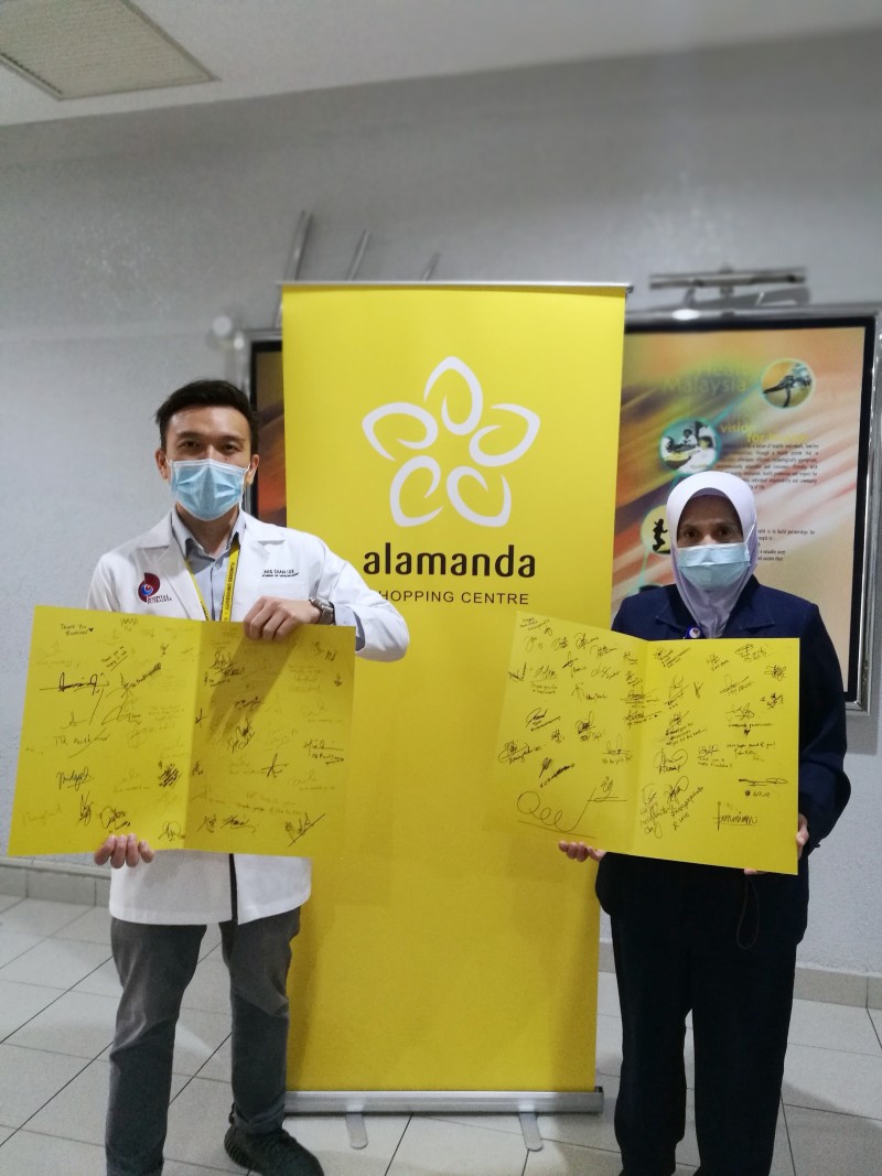 ALAMANDA CONTRIBUTES RM10,000 WORTH OF FOOD SUPPLIES TO HOSPITAL PUTRAJAYA