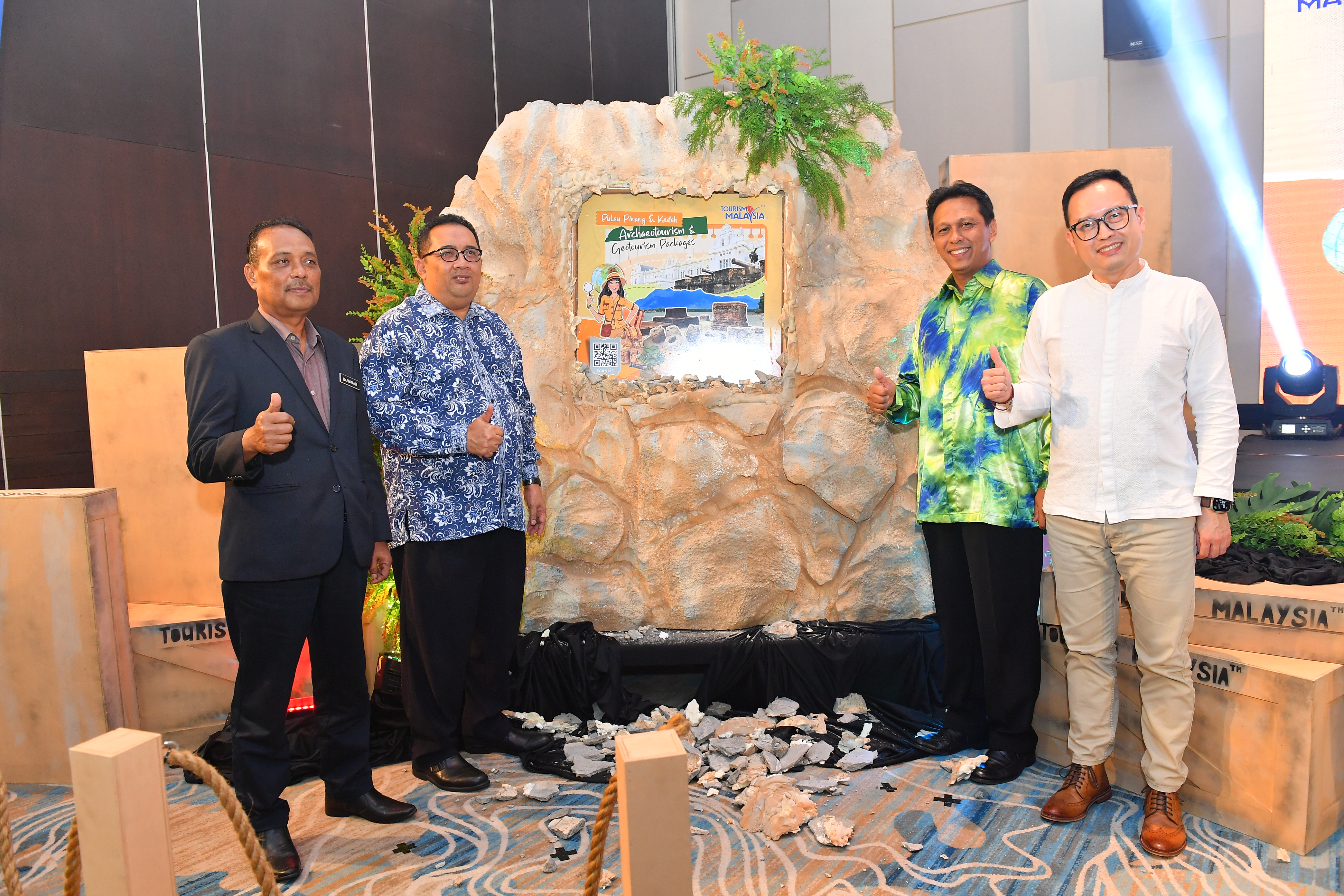 TOURISM MALAYSIA LANCAR PAKEJ ARKEOPELANCONGAN & GEOPELANCONGAN PULAU PINANG DAN KEDAH