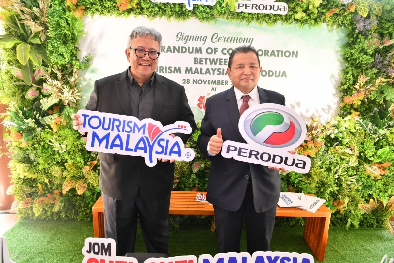 TOURISM MALAYSIA & PERODUA IN A 3-YEAR TEAM-UP TO CO-PROMOTE AND BOOST TOURISM