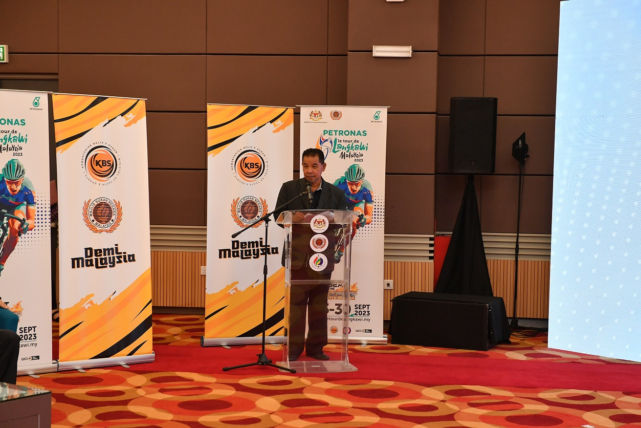 TOURISM MALAYSIA TAJA JERSI POLKA DOT RAJA BUKIT LE TOUR DE LANGKAWI 2023