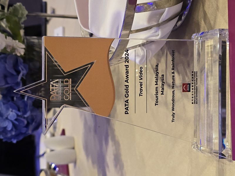 TOURISM MALAYSIA WINS PATA GOLD AWARDS 2024 FOR TRAVEL VIDEO