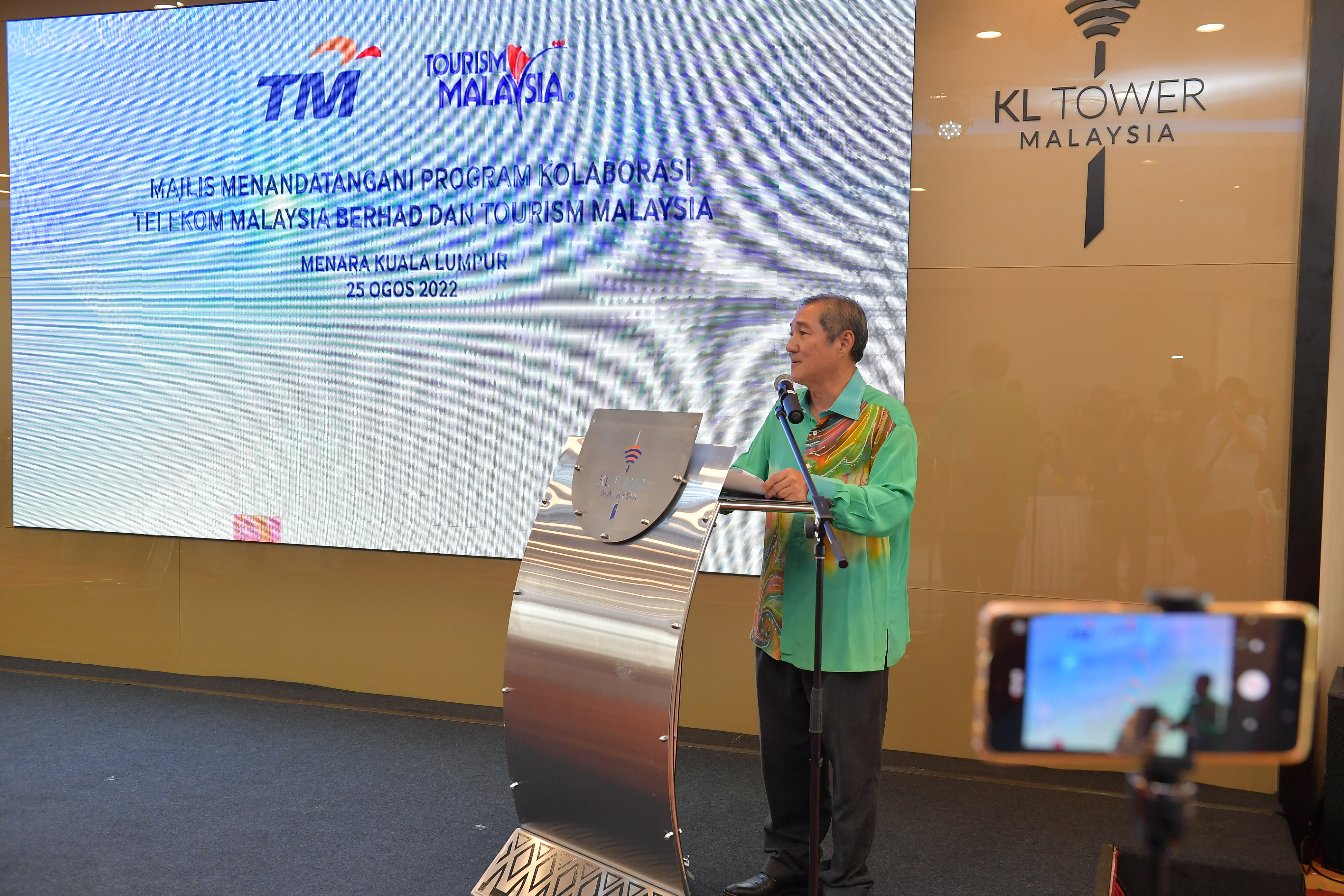 KERJASAMA TOURISM MALAYSIA - TELEKOM MALAYSIA TINGKATKAN STRATEGI PENGIKLANAN DIGITAL