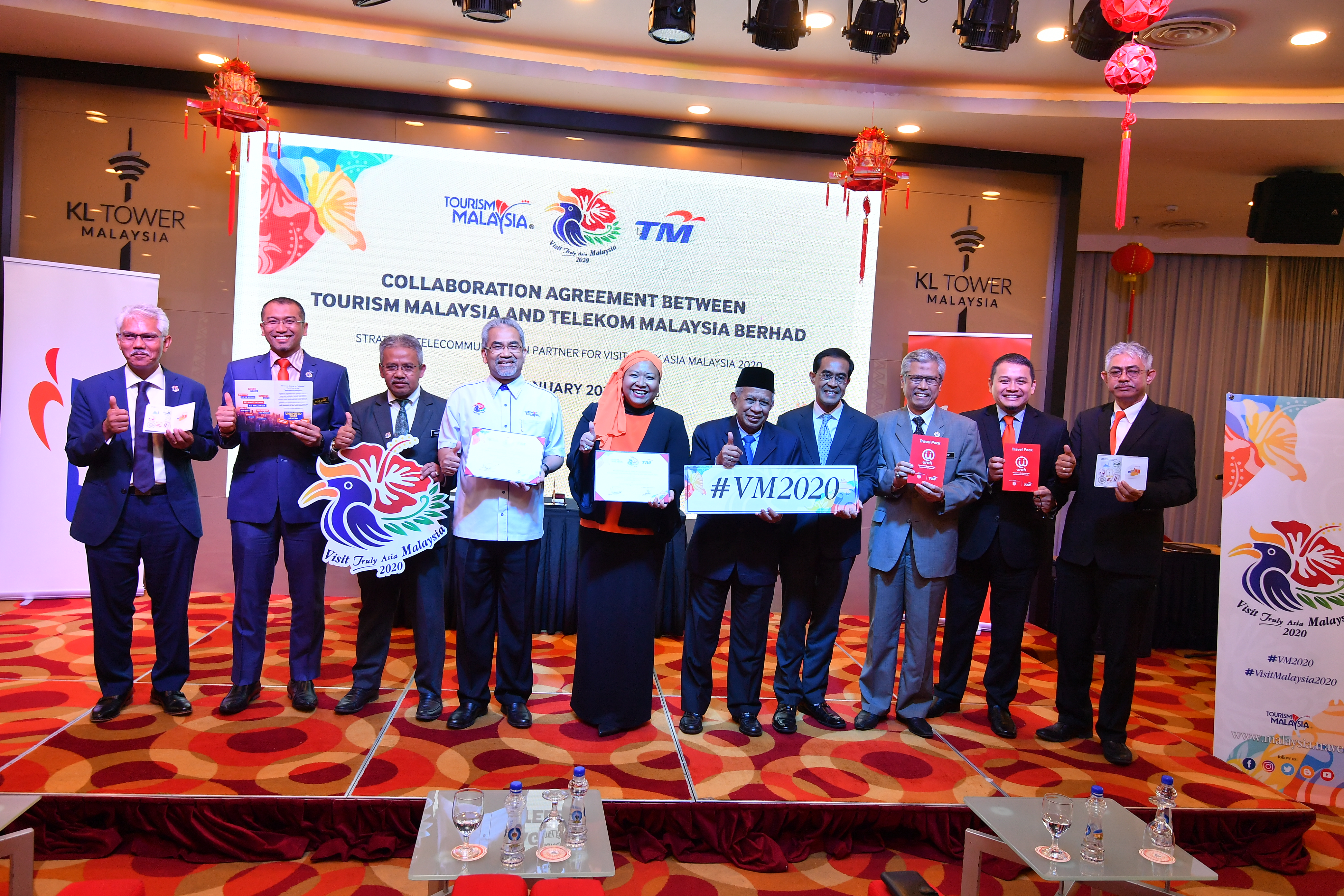 TM SUPPORTS TOURISM MALAYSIA AS THE STRATEGIC TELECOMMUNICATION PARTNER FOR VISIT TRULY ASIA MALAYSIA 2020