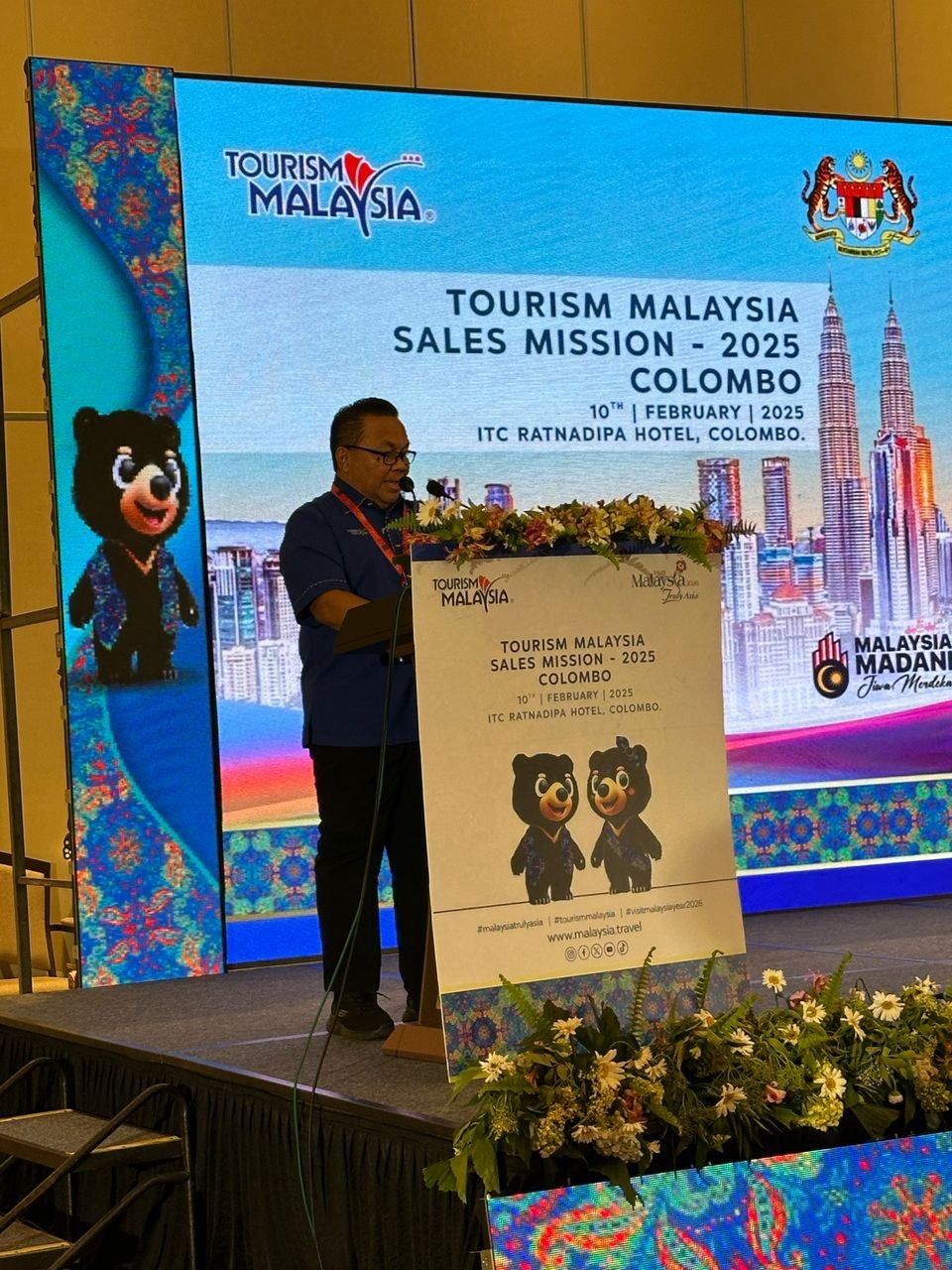 TOURISM MALAYSIA SALES MISSION TO COLOMBO