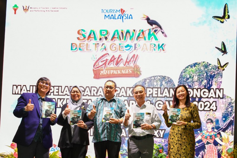 TOURISM MALAYSIA LANCAR PAKEJ PELANCONGAN SARAWAK DELTA GEOPARK & GAWAI 2024
