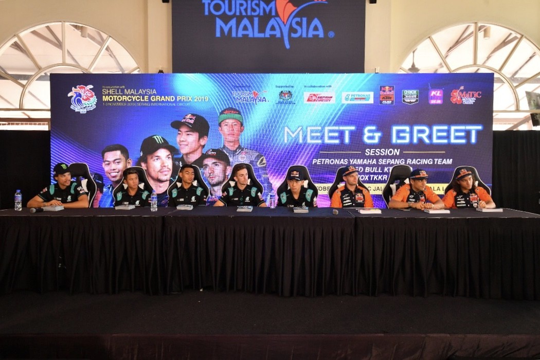 TOURISM MALAYSIA ORGANISES MEET & GREET SESSION WITH SHELL MALAYSIA MOTOGP 2019 RIDERS