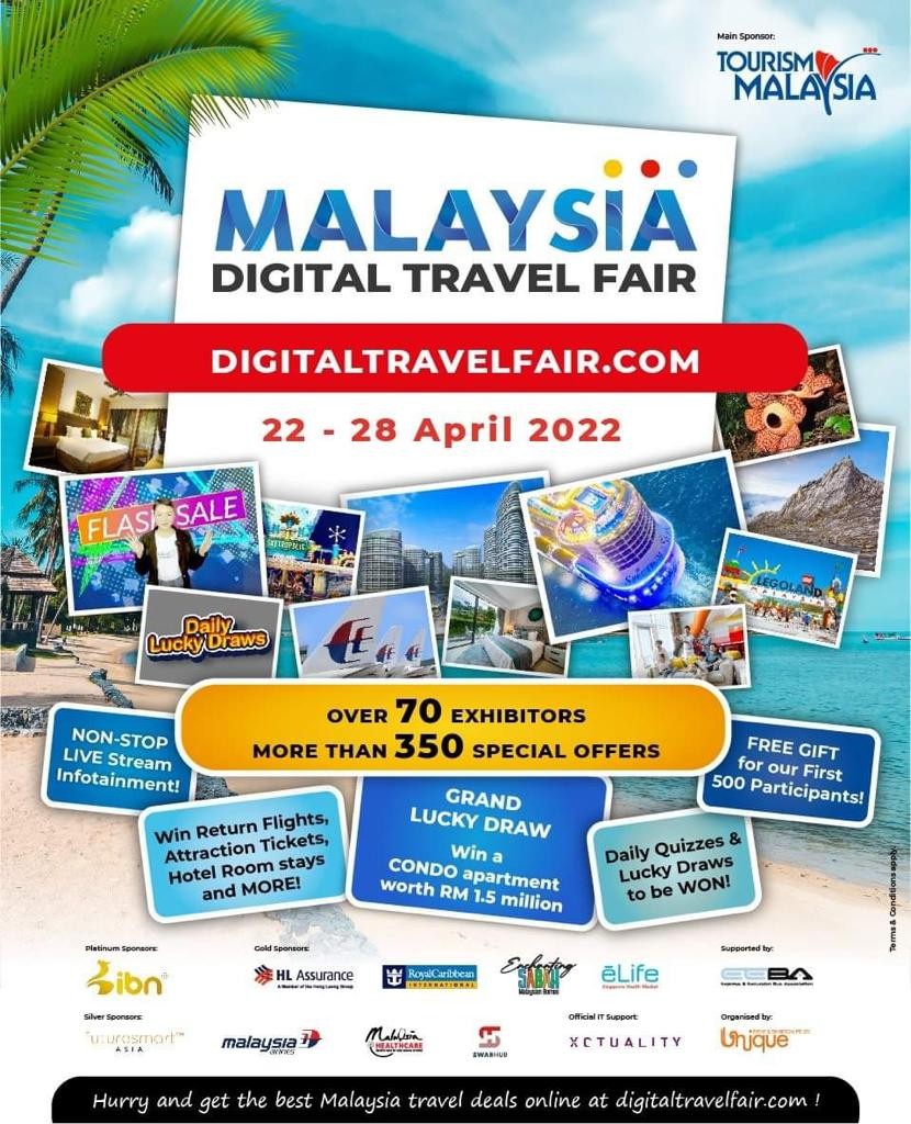 EXHIBITORS RUSH TO JOIN THE INAUGURAL MALAYSIA DIGITAL TRAVEL FAIR AS BORDERS REOPEN