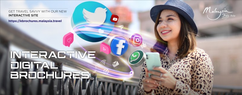 TOURISM MALAYSIA LANCAR LAMAN INTERACTIVE DIGITAL BROCHURES