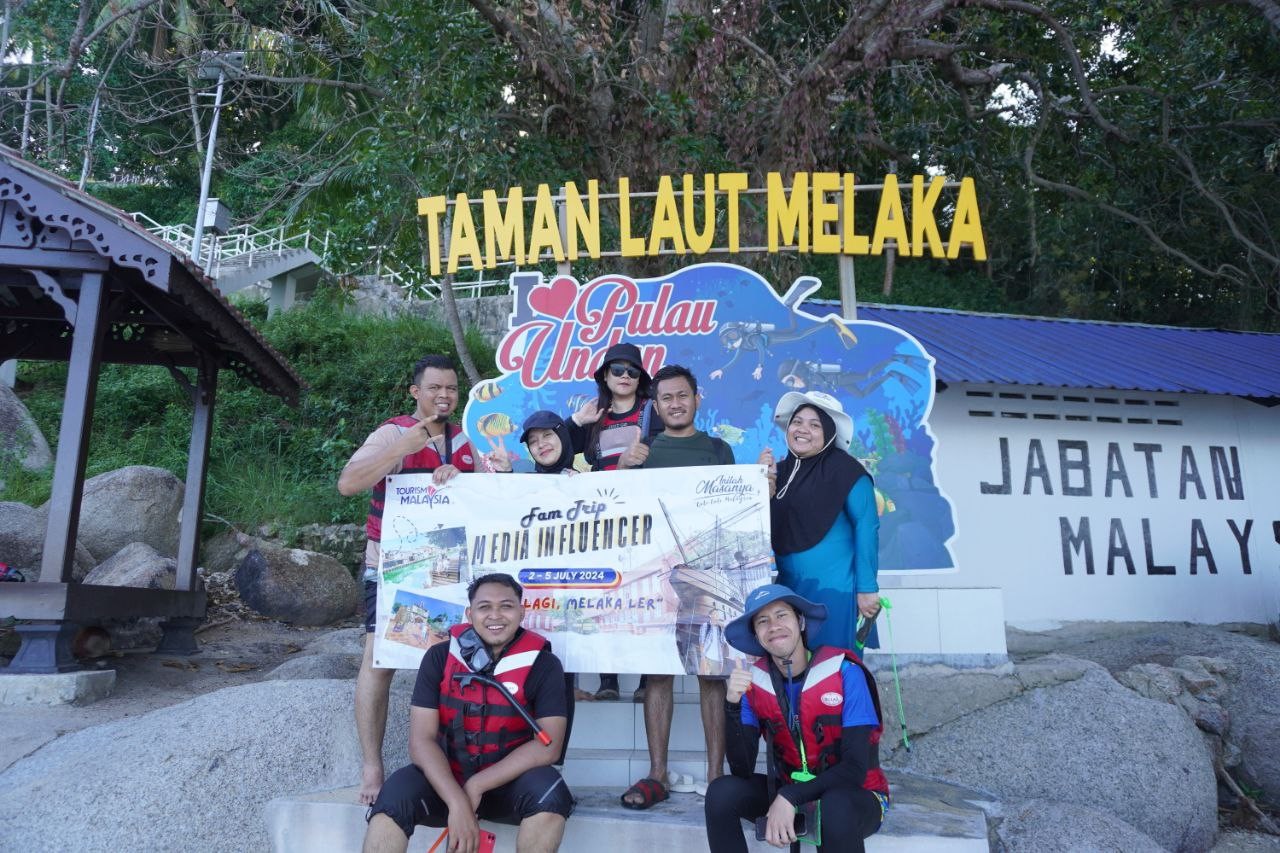 LAWATAN MEDIA ‘INFLUENCER’ CUTI-CUTI MALAYSIA ‘MANA LAGI, MELAKA LER’ MENGGIAT PELANCONGAN DOMESTIK