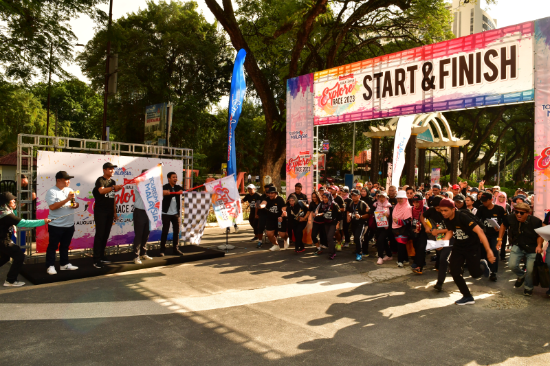 TOURISM MALAYSIA ANJUR CUTI-CUTI MALAYSIA KUALA LUMPUR EXPLORE RACE 2023