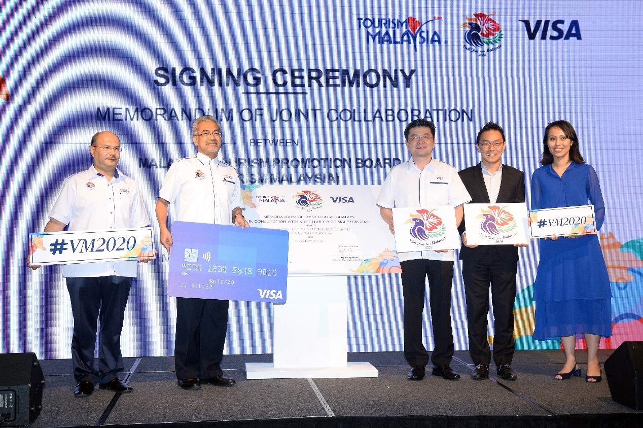 Visa and Tourism Malaysia Enter into Strategic Partnership to Grow Tourism to Malaysia