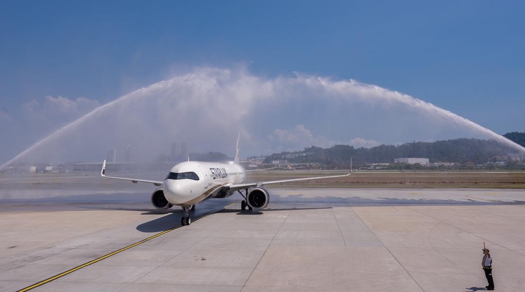 MALAYSIA WELCOMES STARLUX AIRLINES  INAUGURAL FLIGHT TAIPEI TO PENANG