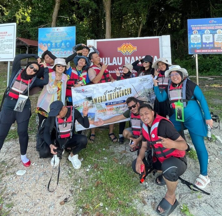 LAWATAN MEDIA ‘INFLUENCER’ CUTI-CUTI MALAYSIA ‘MANA LAGI, MELAKA LER’ MENGGIAT PELANCONGAN DOMESTIK