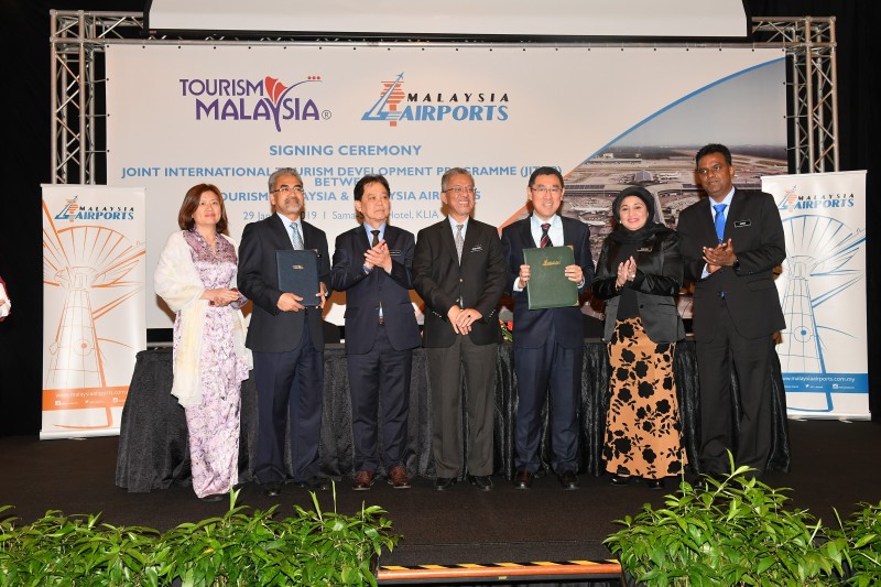 TOURISM MALAYSIA AND MALAYSIA AIRPORTS SIGN MoU FOR JITDP