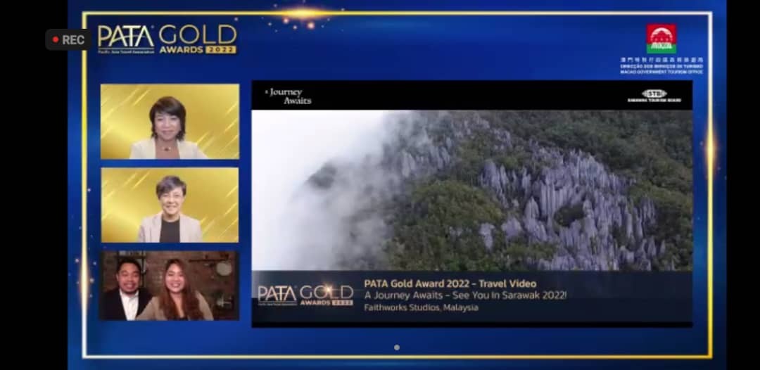 TOURISM MALAYSIA AND SARAWAK TOURISM BOARD GAINED INTERNATIONAL RECOGNITION AT PATA GOLD AWARDS 2022