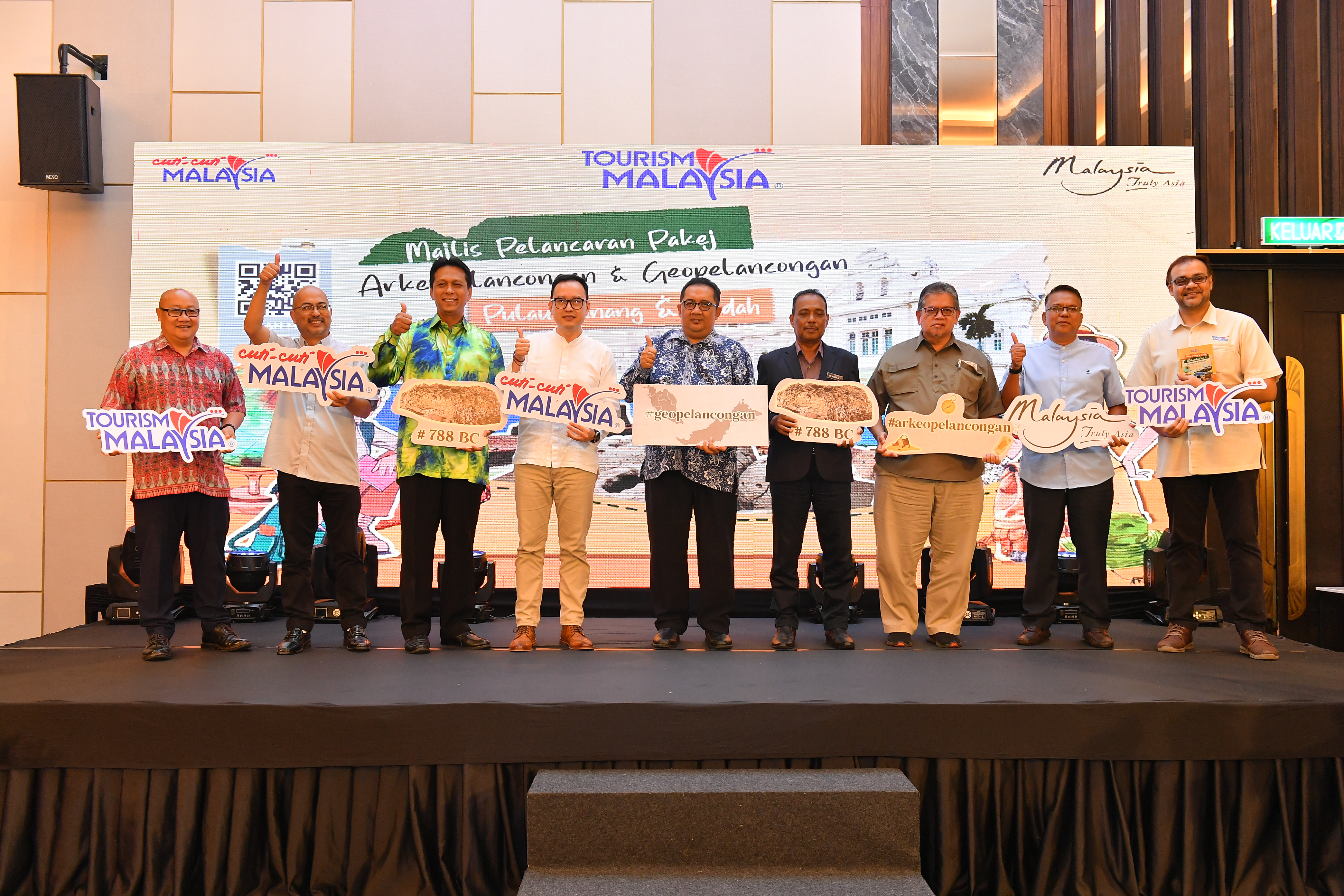 TOURISM MALAYSIA LANCAR PAKEJ ARKEOPELANCONGAN & GEOPELANCONGAN PULAU PINANG DAN KEDAH