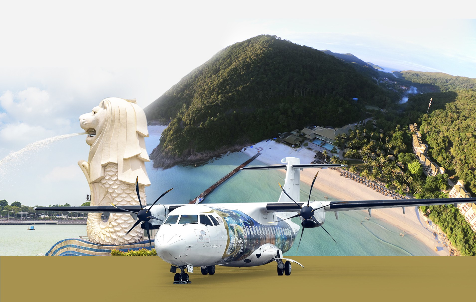 FLY DIRECT FROM SINGAPORE TO REDANG ISLAND WITH BERJAYA AIR